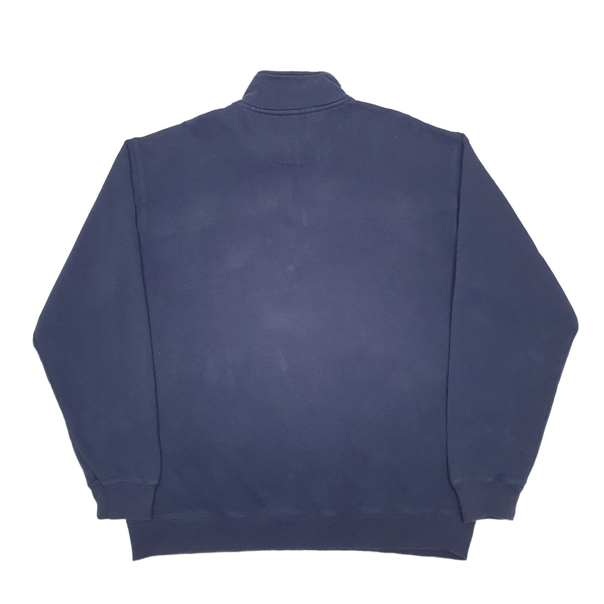 Mens Navy Fila  Quarter Zip Jumper