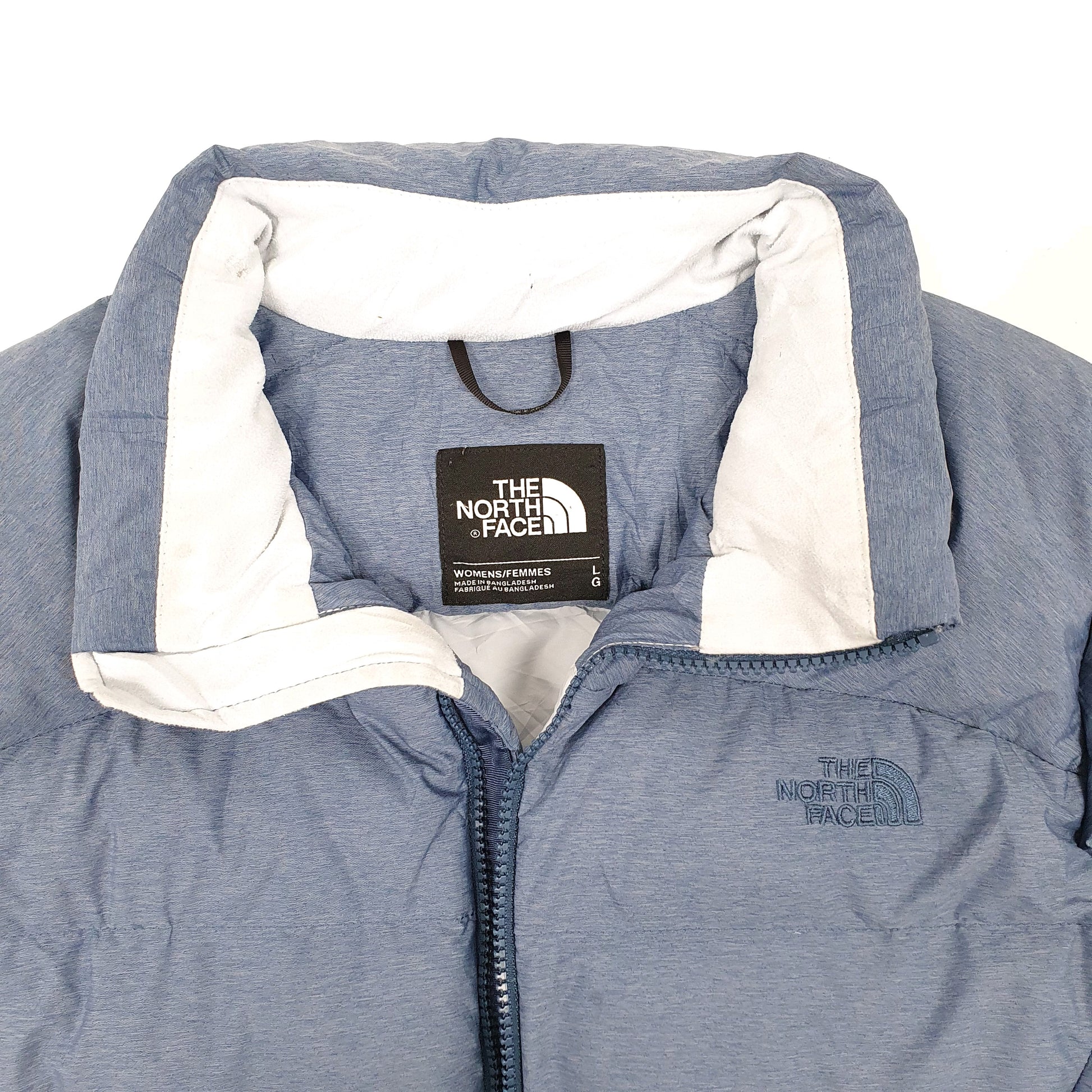 Womens Blue The North Face 700 Puffer Jacket Coat