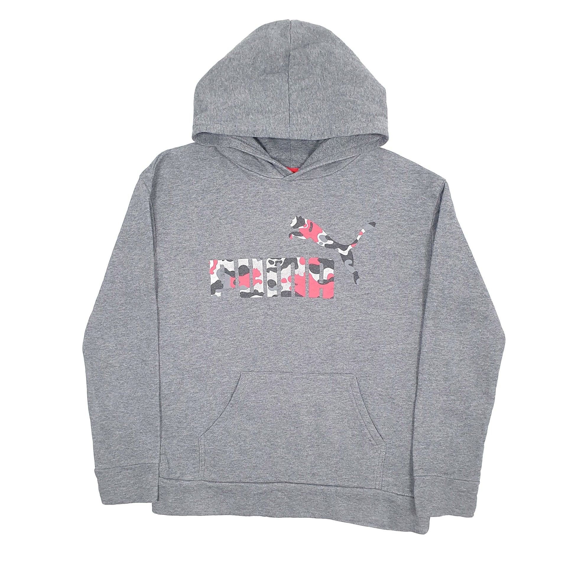 Mens Grey Puma  Hoodie Jumper