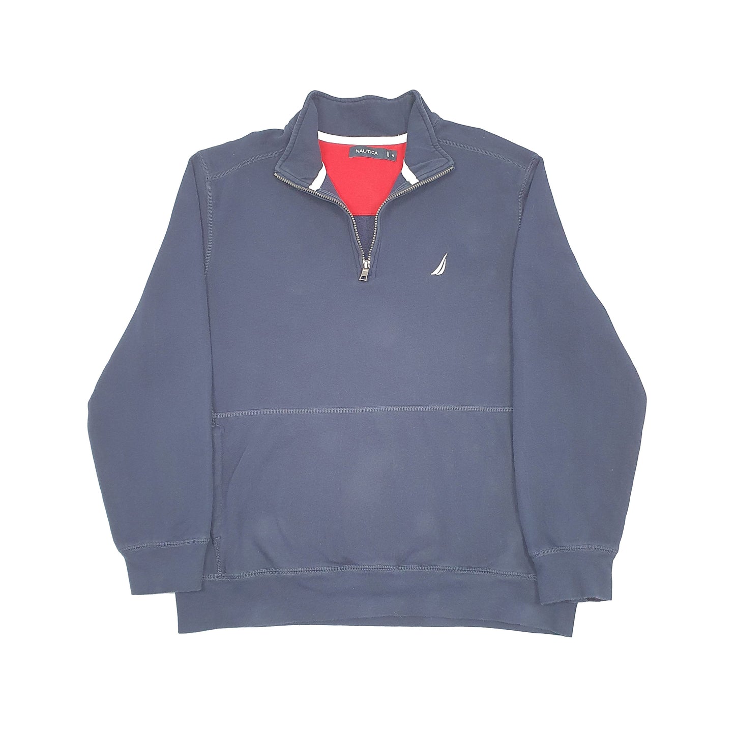 Nautica Quarter Zip XL Navy