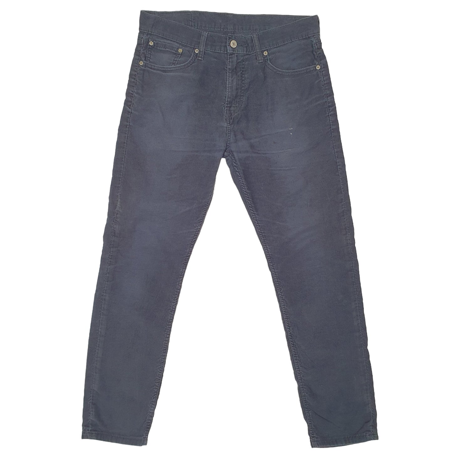 Mens Navy Levis 508 Regular Corduroy Trousers