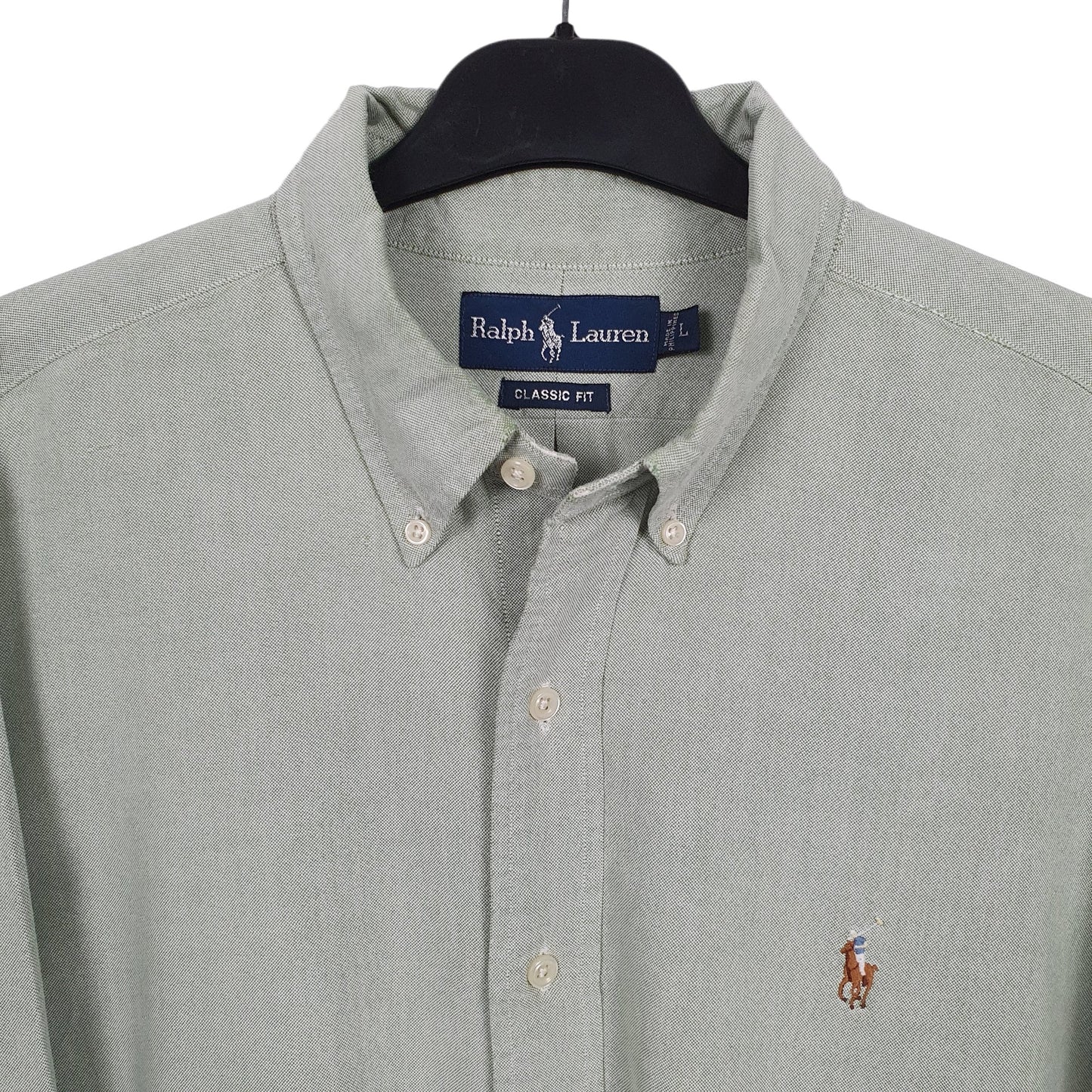 Mens Green Ralph Lauren  Long Sleeve Shirt