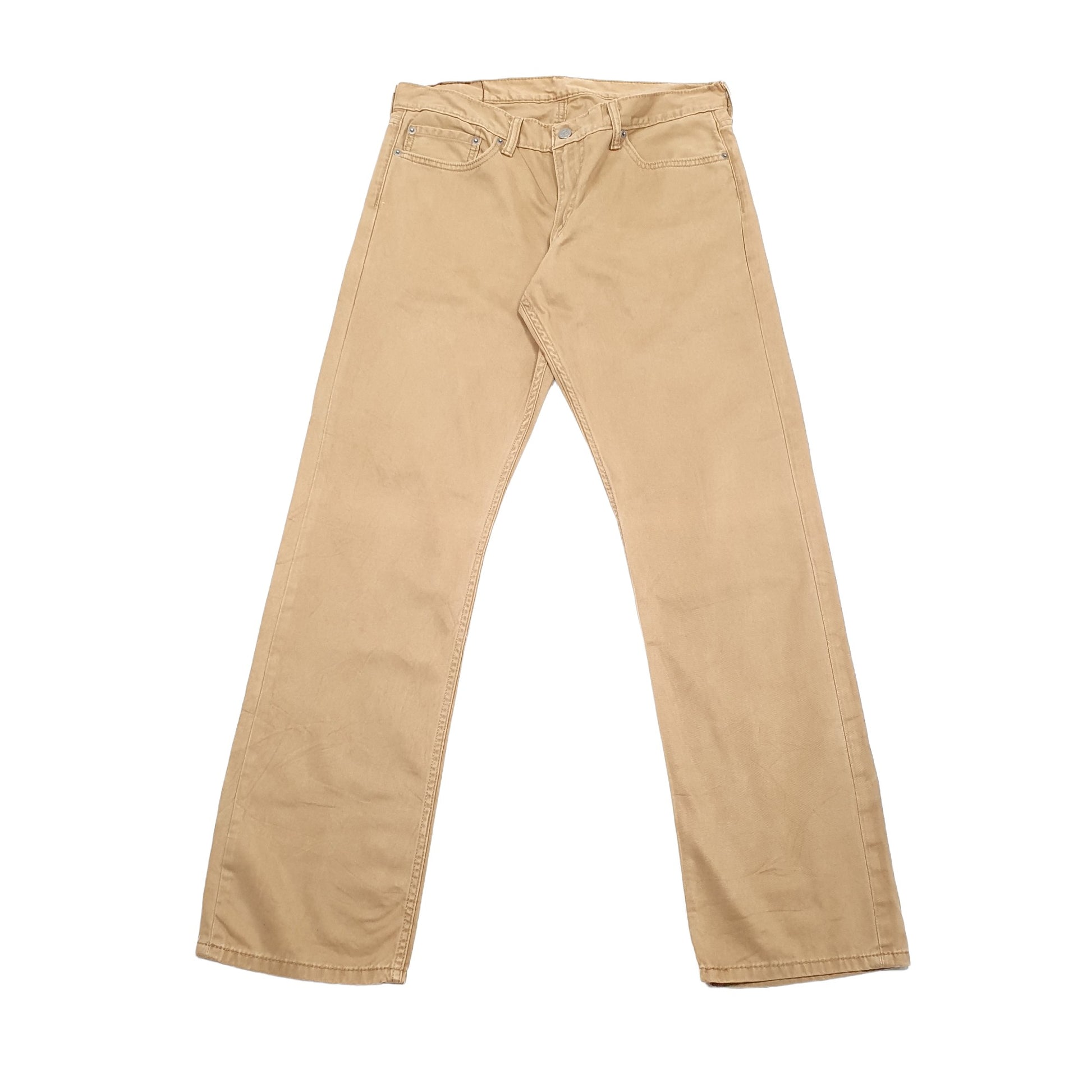 Levis 514 Straight Fit Jeans W34 L32 Brown