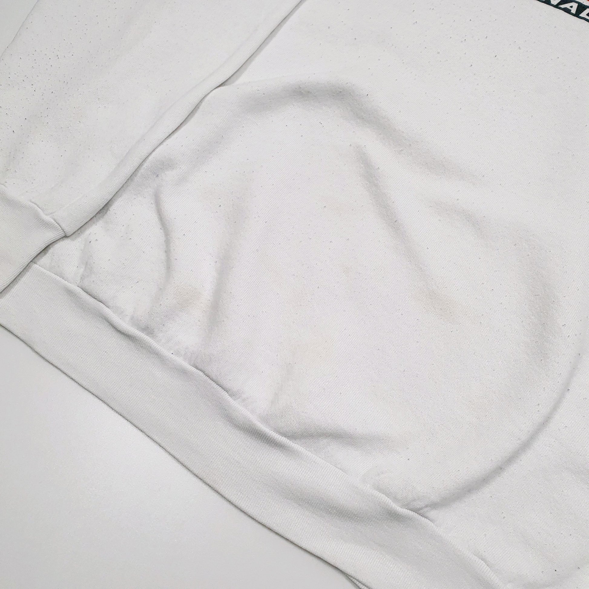 Fruit of the Loom 1990's Nascar Speedway Crewneck L White