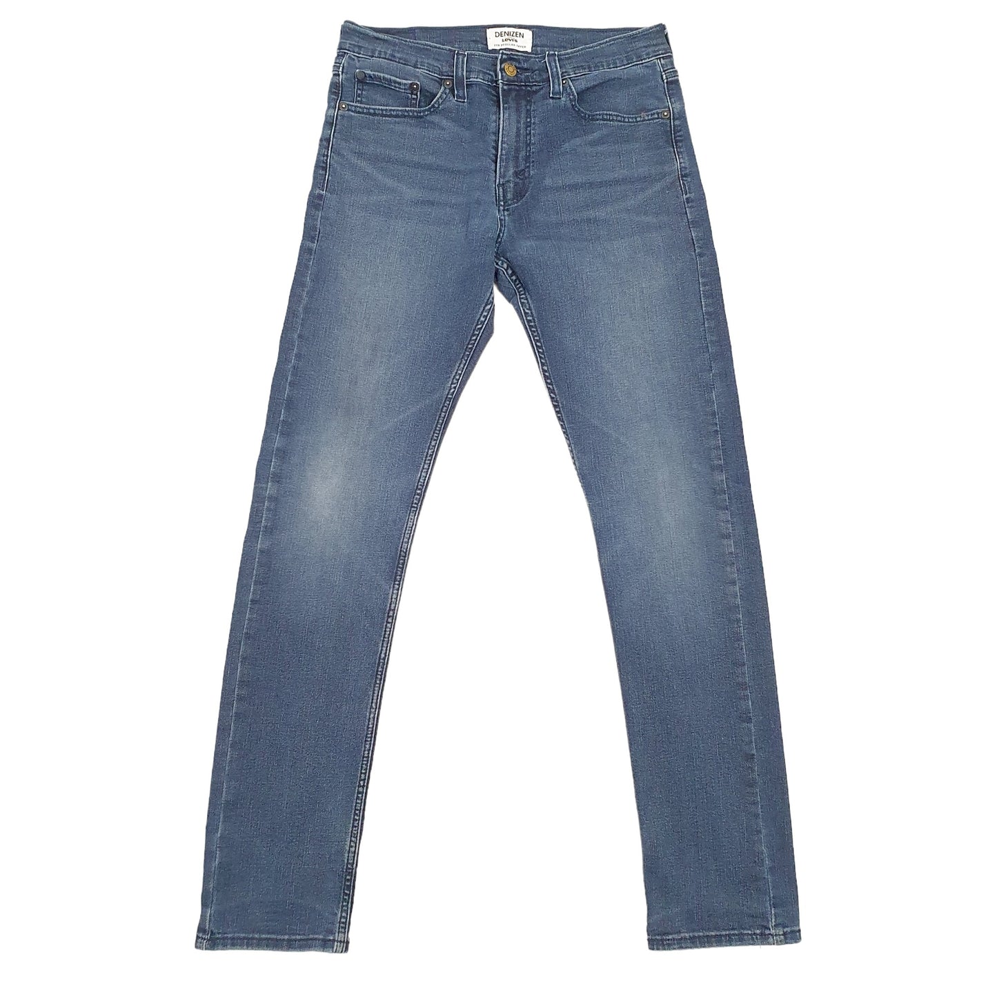 Levis Denizen Regular Fit Tapered Stretch Jeans W29 L31 Blue