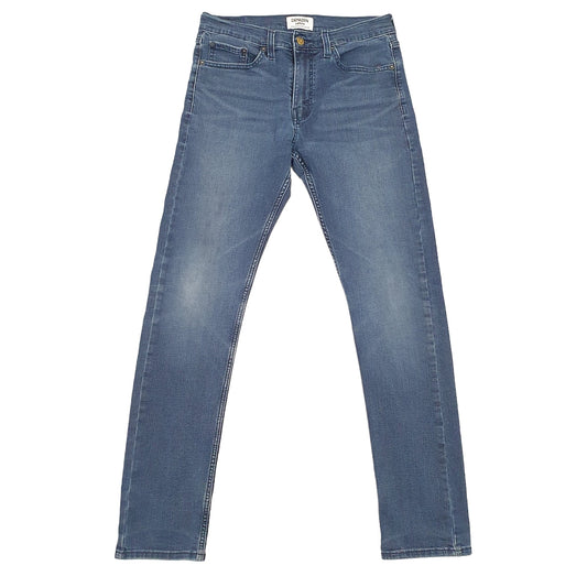 Levis Denizen Regular Fit Tapered Stretch Jeans W29 L31 Blue