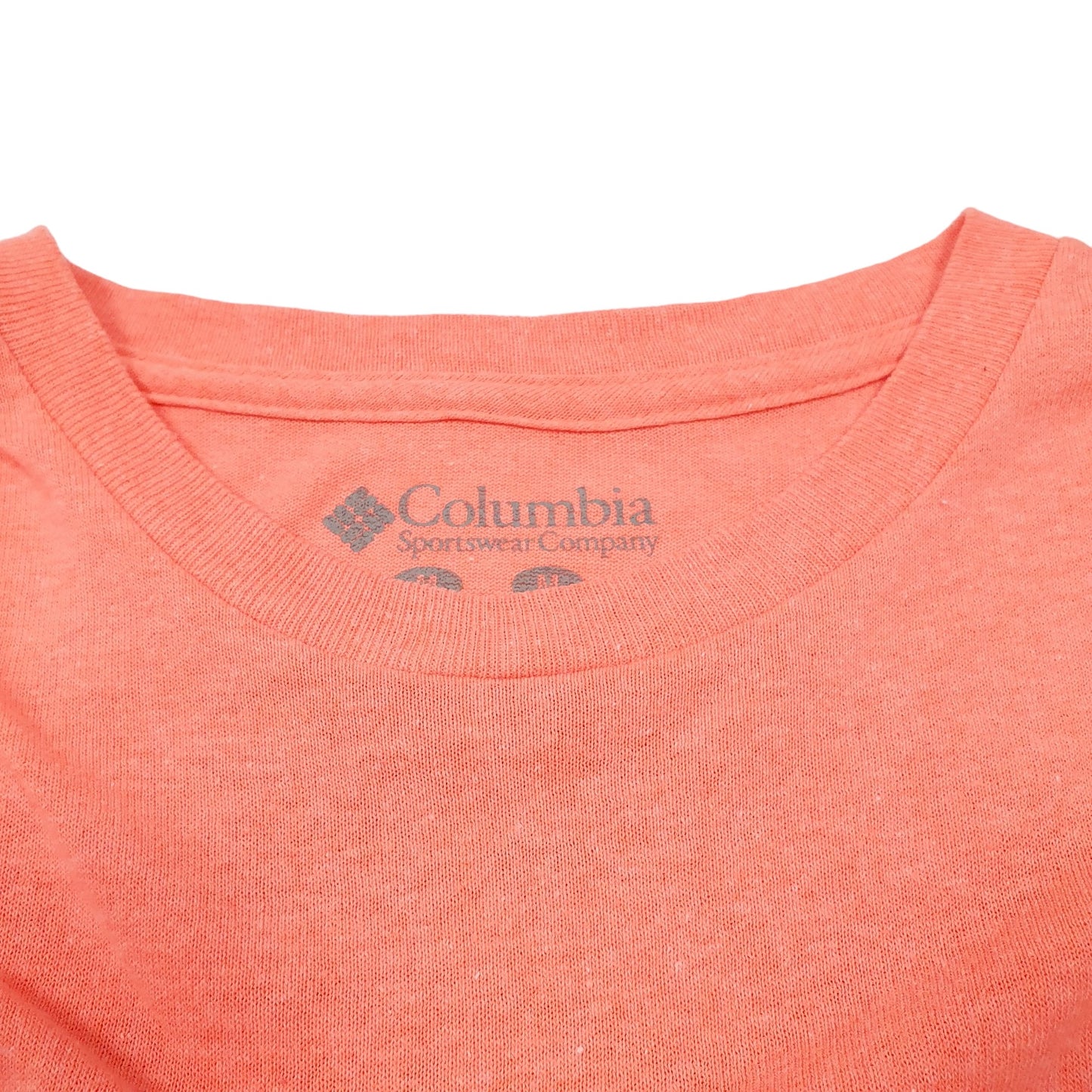 Mens Pink Columbia Sportswear Performance Fishing Gear Short Sleeve T Shirt