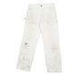 Mens White Dickies  Carpenter Trousers