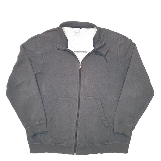 Mens Grey Puma  Full Zip Jumper