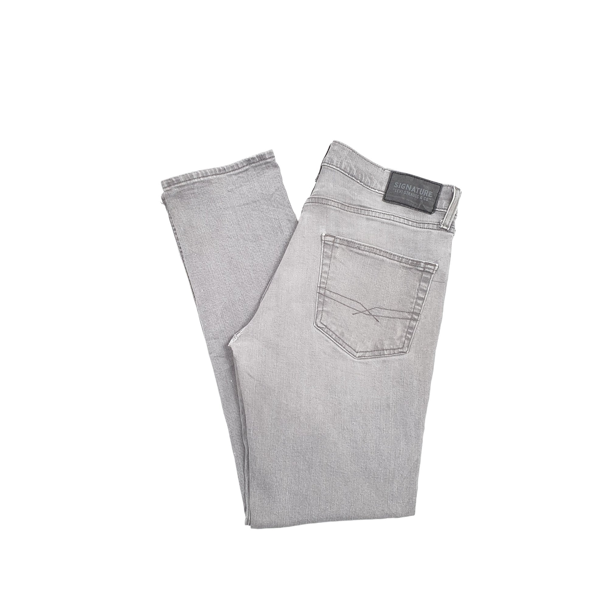 Levis Signature Slim Fit Jeans W33 L30 Grey
