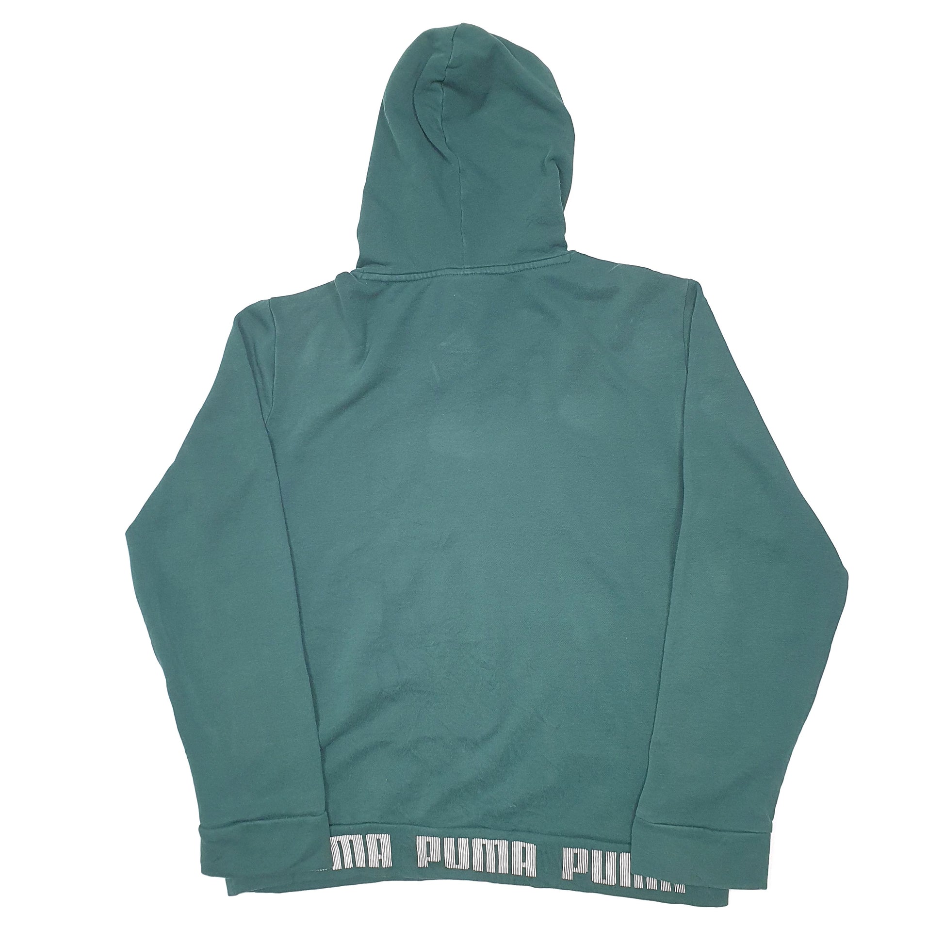 Mens Green Puma  Hoodie Jumper