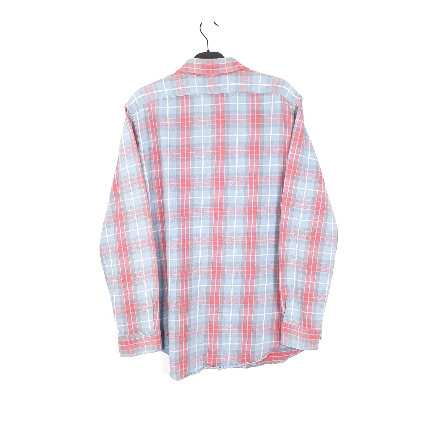 Ralph Lauren Flannel Shacket Long Sleeve Regular Fit Check Shirt Blue