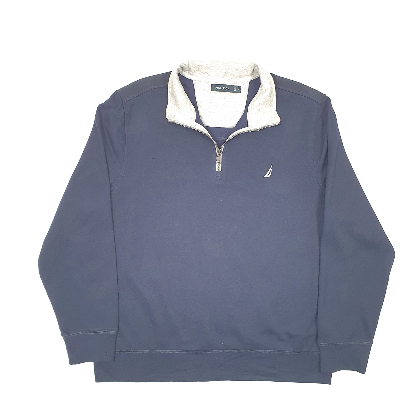 Nautica Quarter Zip XL Navy