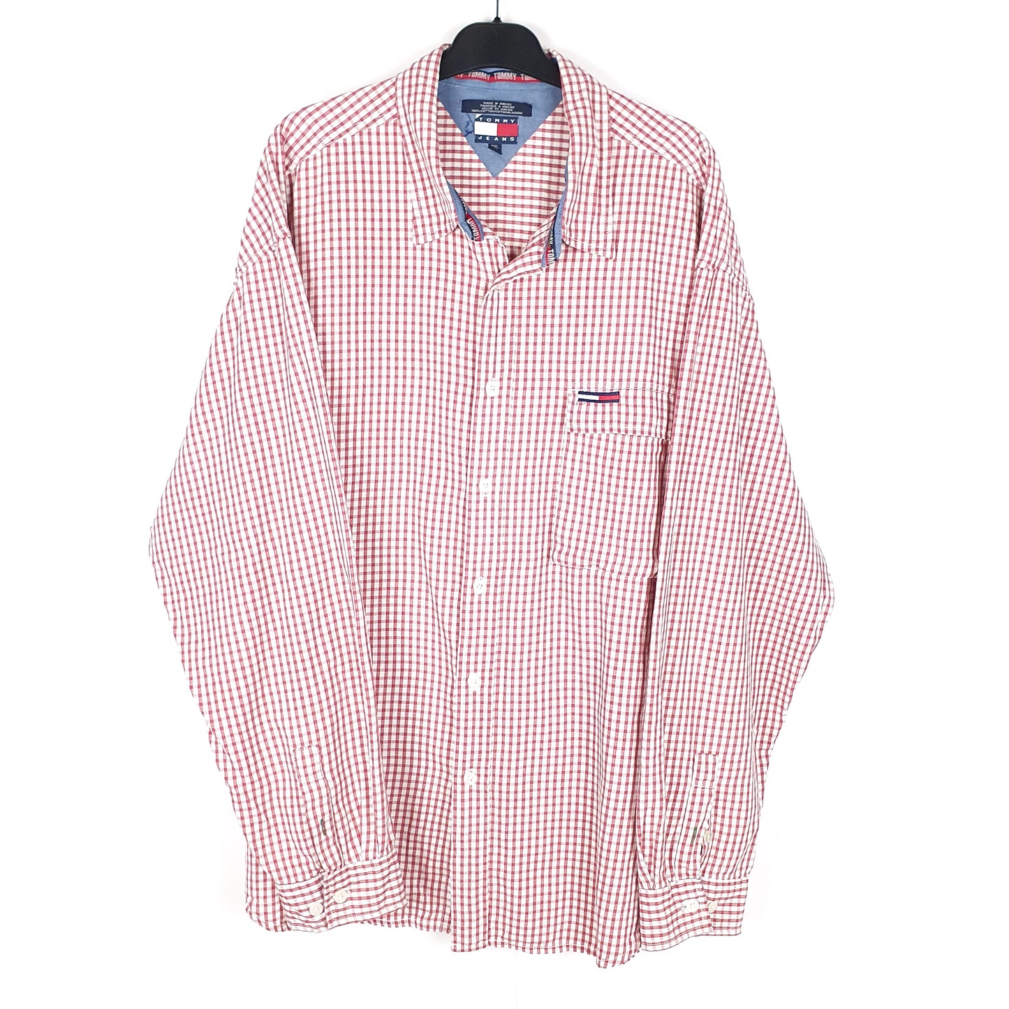 Red Tommy Hilfiger Long Sleeve Shirt