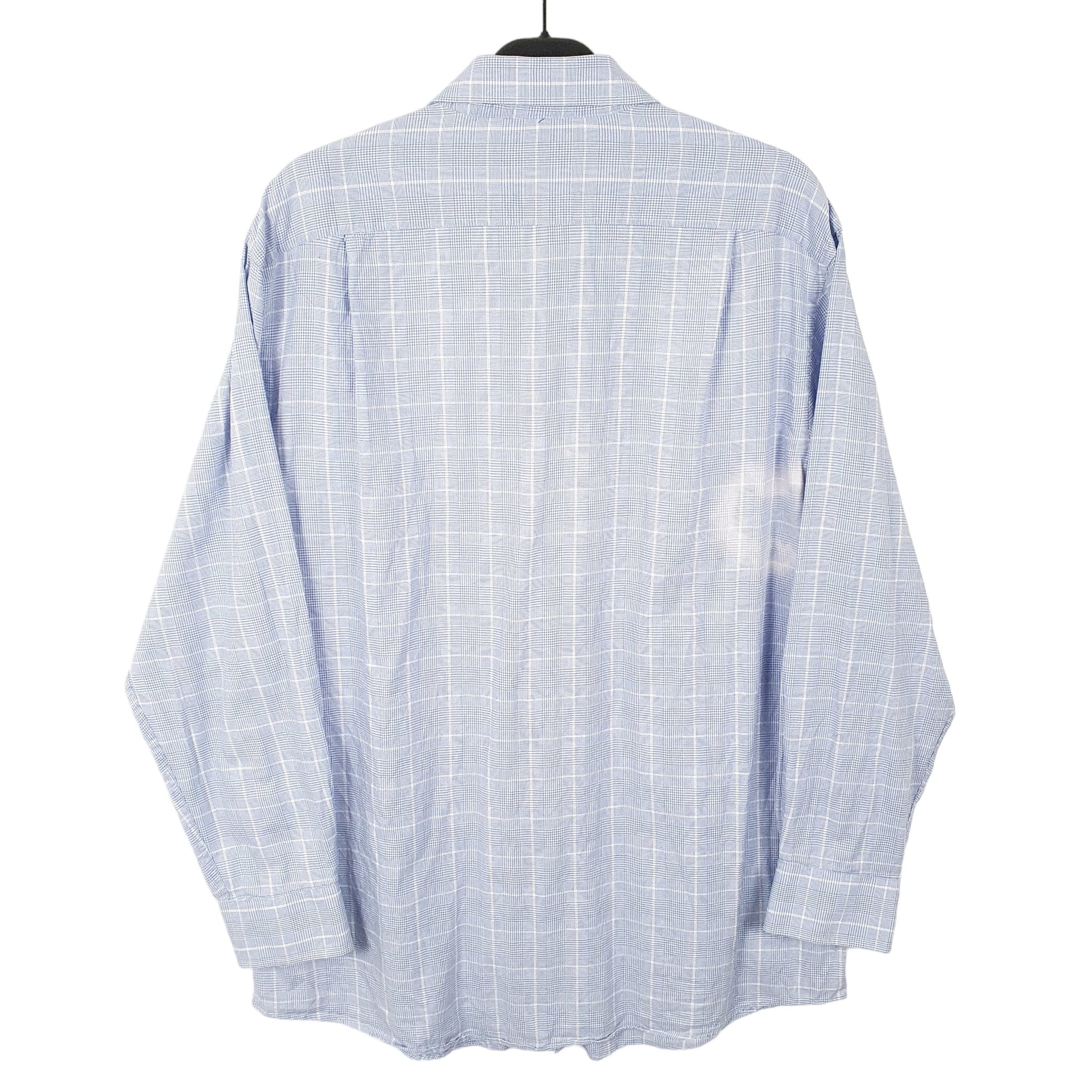 Tommy Hilfiger Long Sleeve Slim Fit Striped Shirt Blue