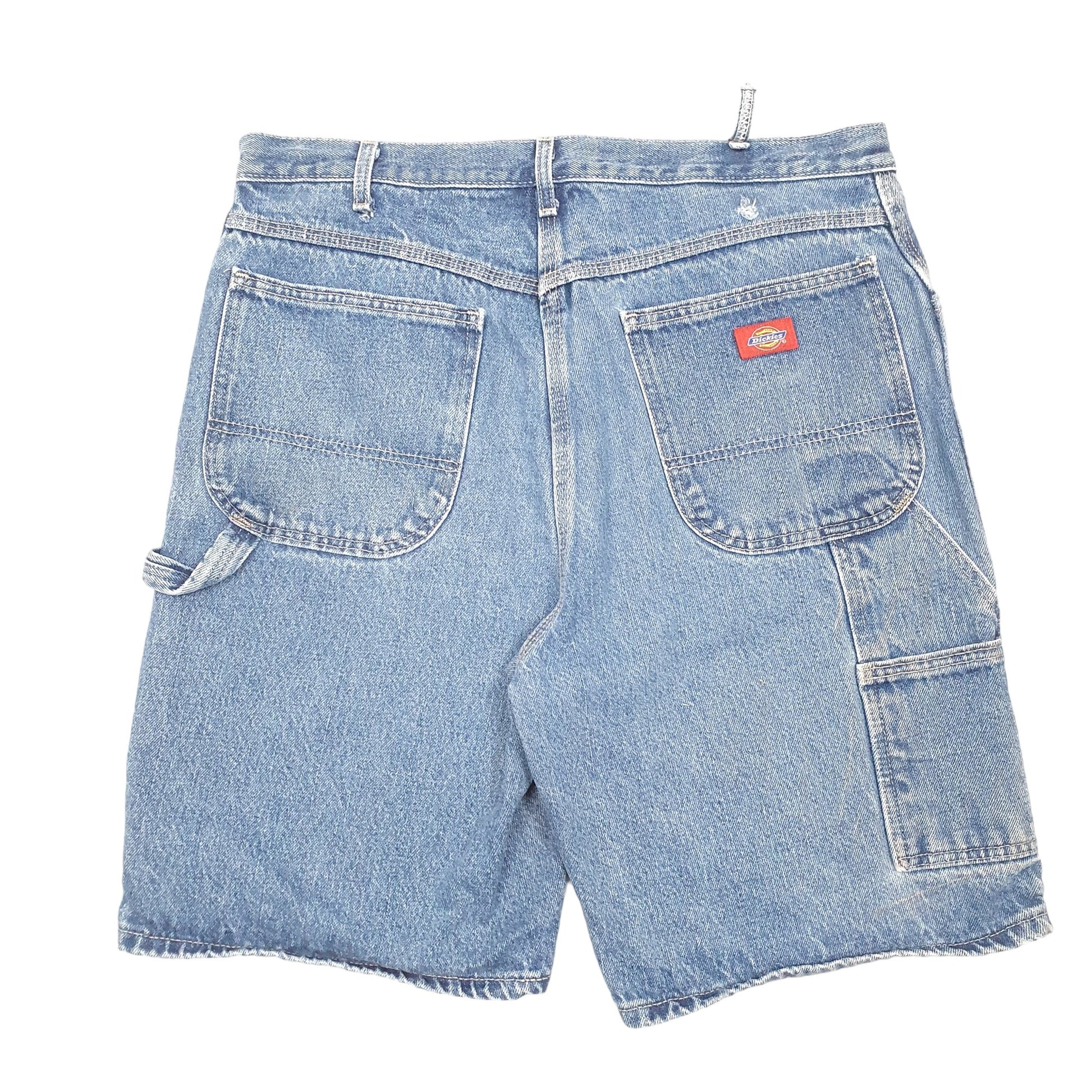 Mens Blue Dickies Carpenter Work Wear Denim Shorts
