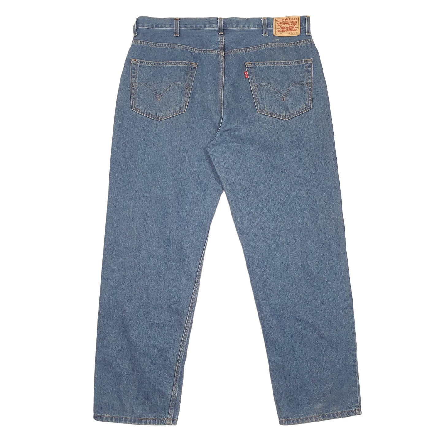 Levis 550 Relaxed Fit Jeans W42 L32 Blue
