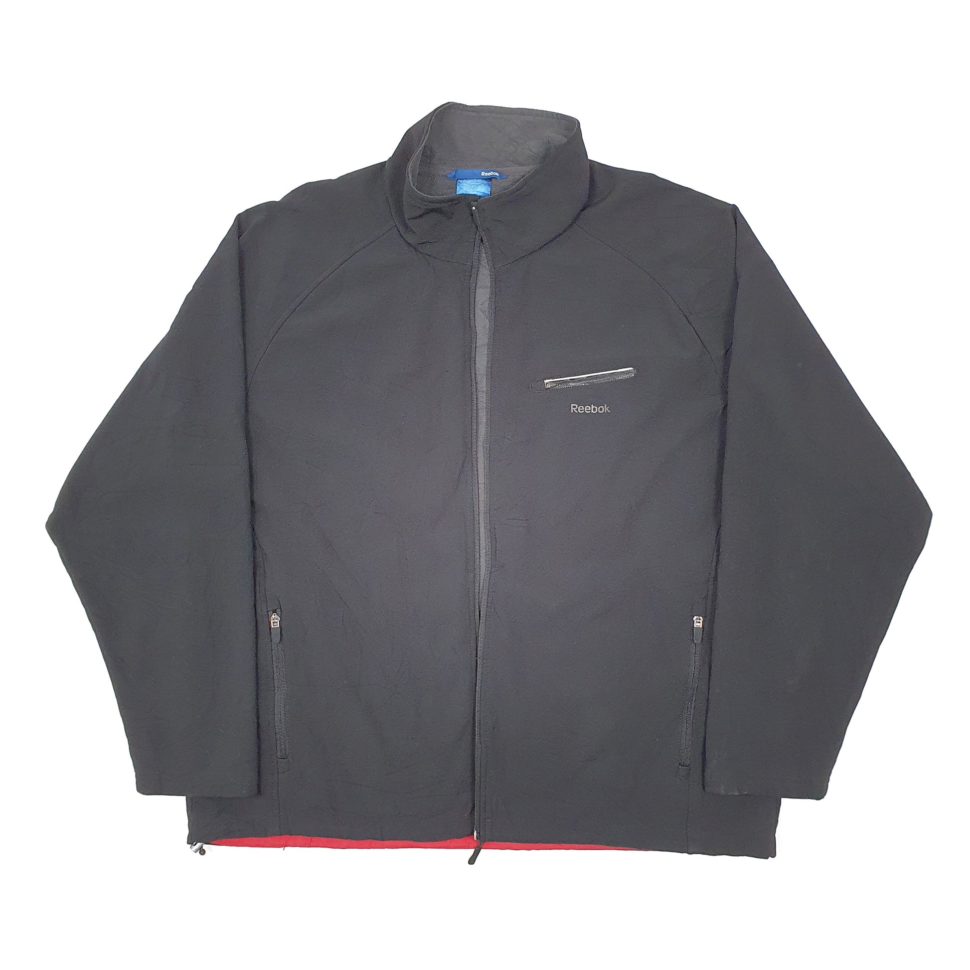 Mens Black Reebok  Full Zip Jumper