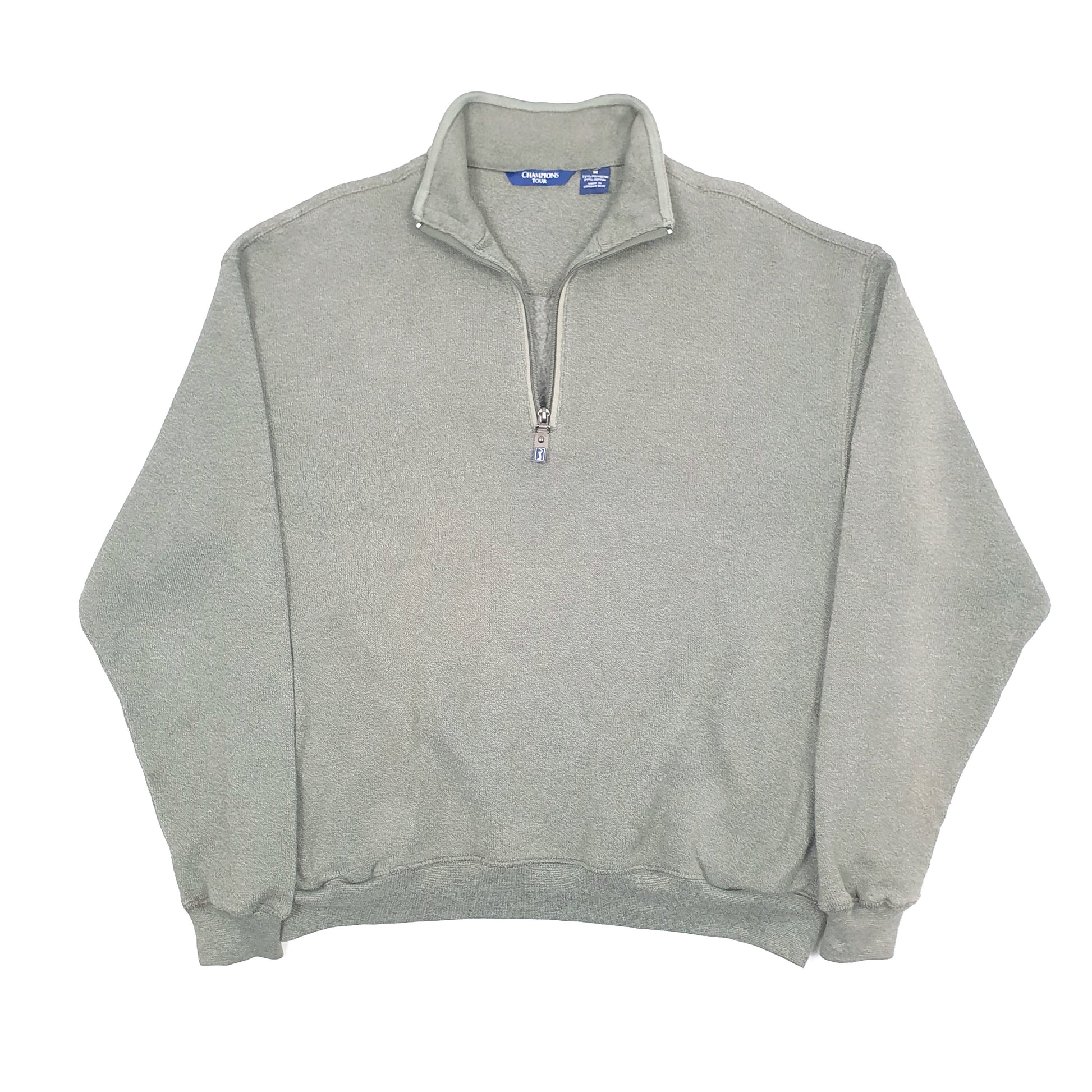 Champions Tour Golf Quarter Zip Fleece M Green