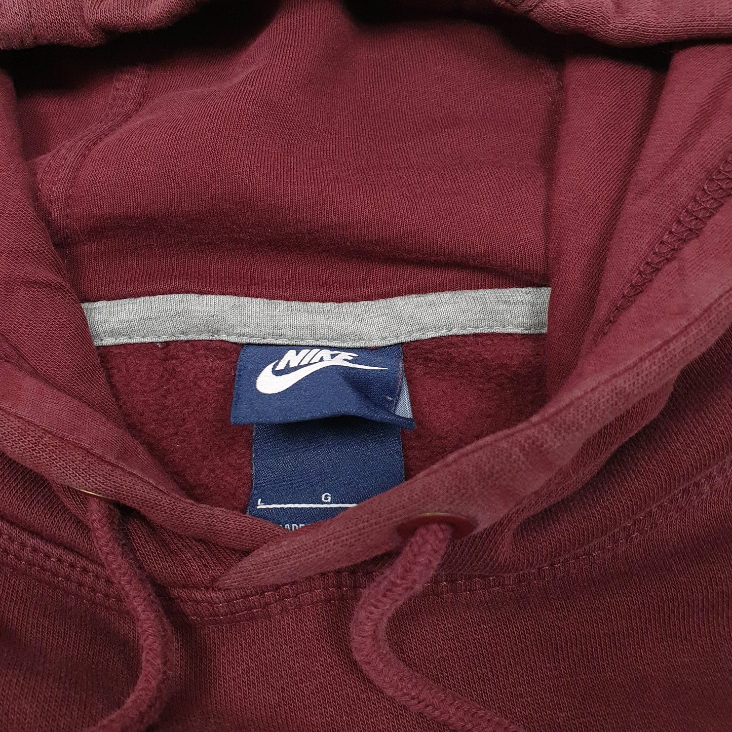 Mens Burgundy Nike  Hoodie Jumper