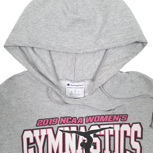 Womens Grey Champion 2019 Womens Gymnastics Championship Hoodie Jumper