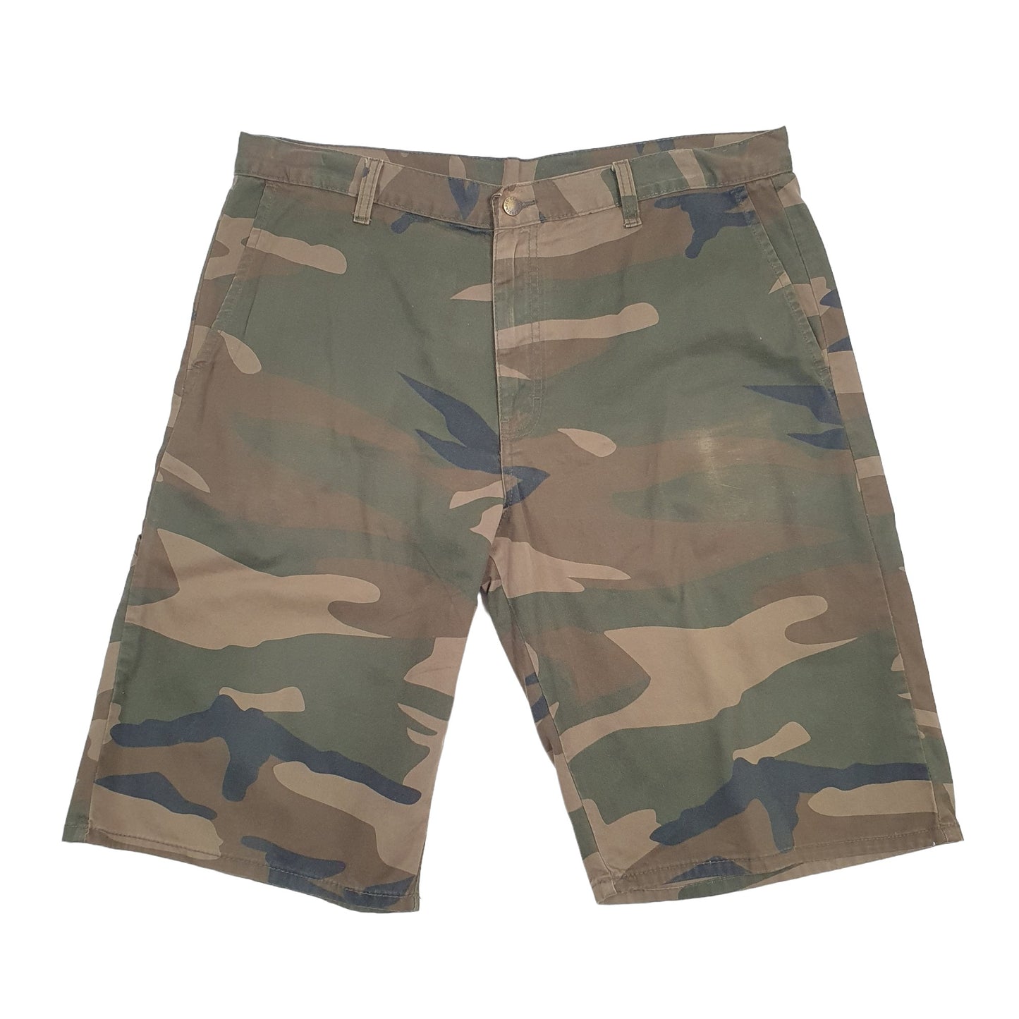 Dickies Camouflage Green Chino Shorts W38 Green