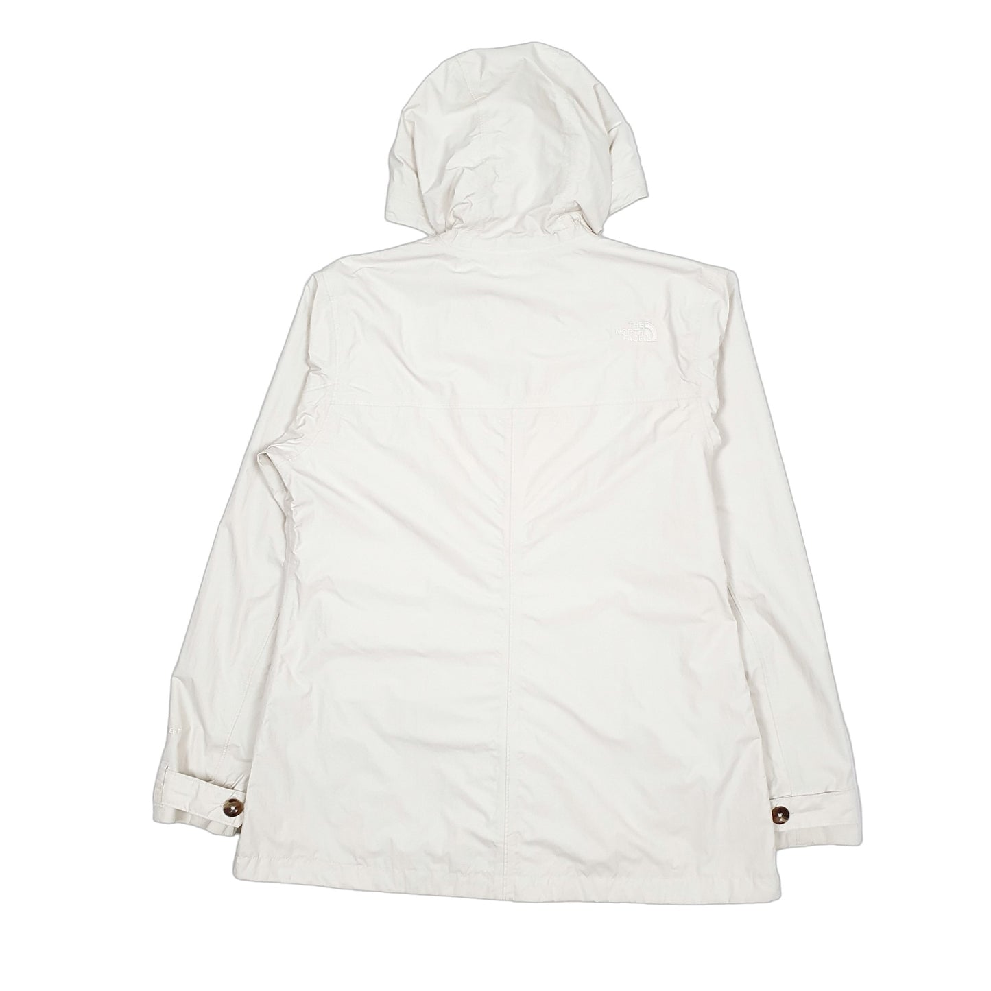 Womens Cream The North Face Hyvent Areg Hooded  Coat