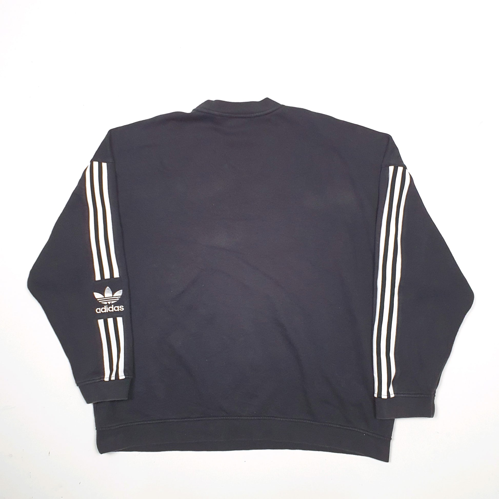 Mens Black Adidas  Crewneck Jumper