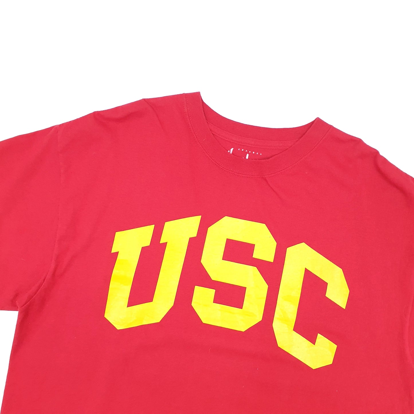 Heritage USA College USC Short Sleeve T Shirt Red
