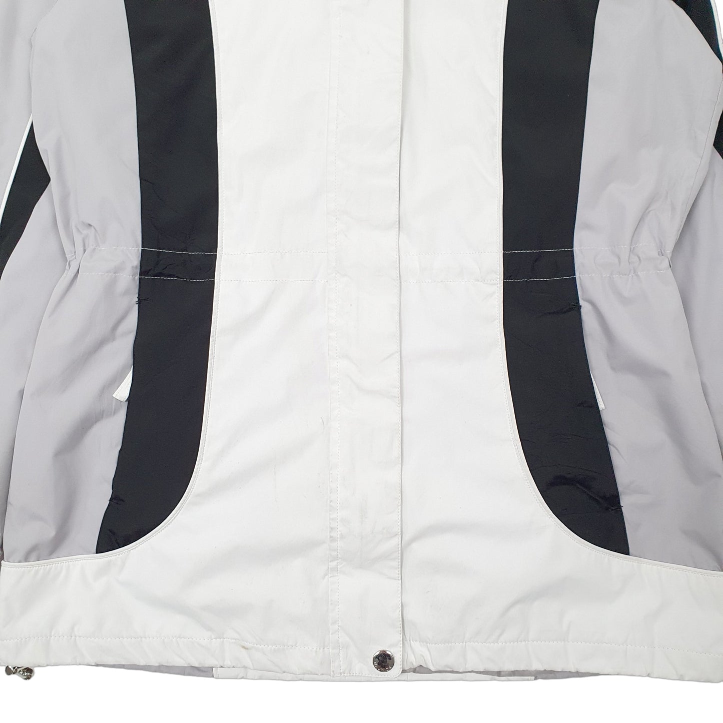 Womens White Nautica Hooded  Coat