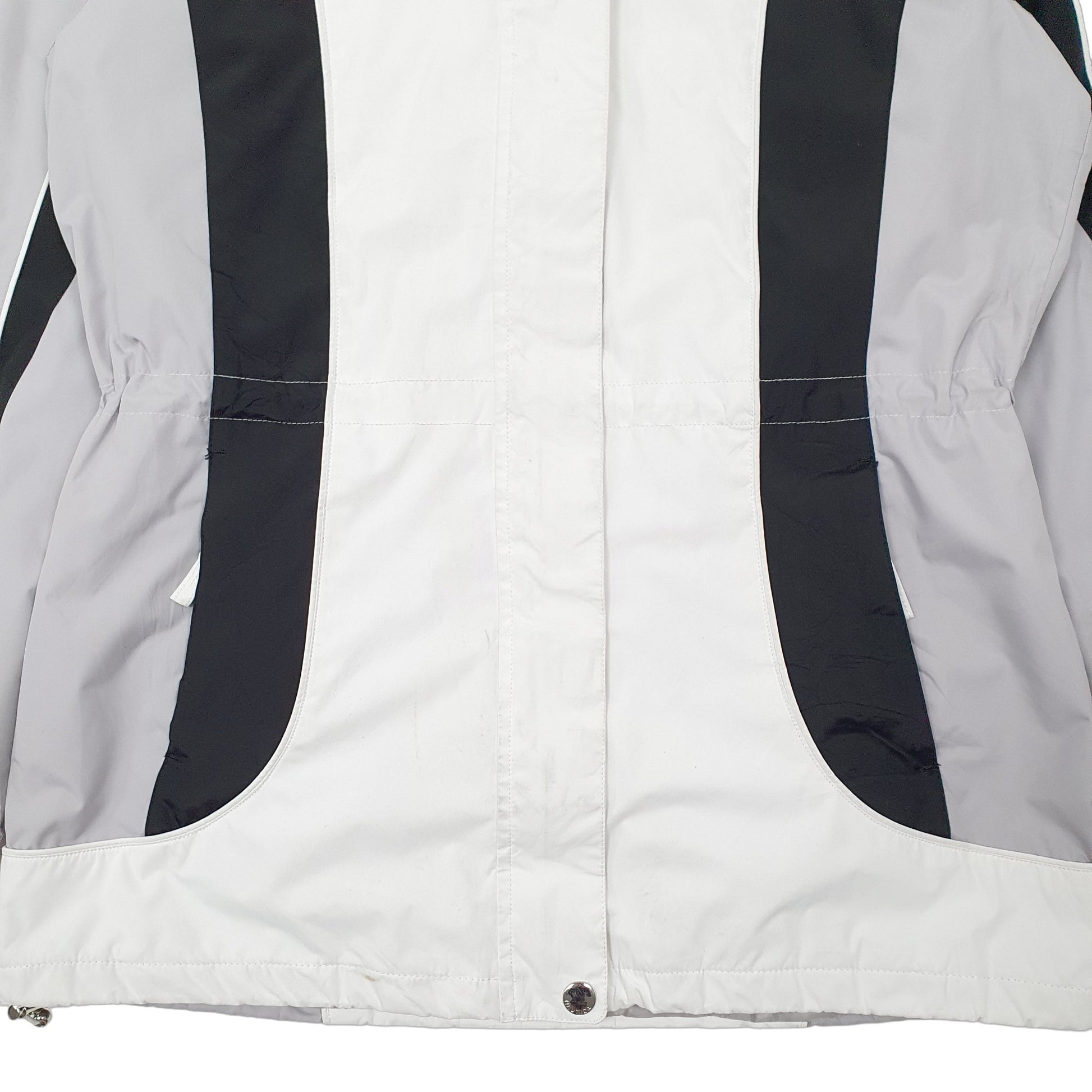 Womens White Nautica Hooded  Coat