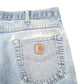 Mens Blue Carhartt Workwear Denim Shorts