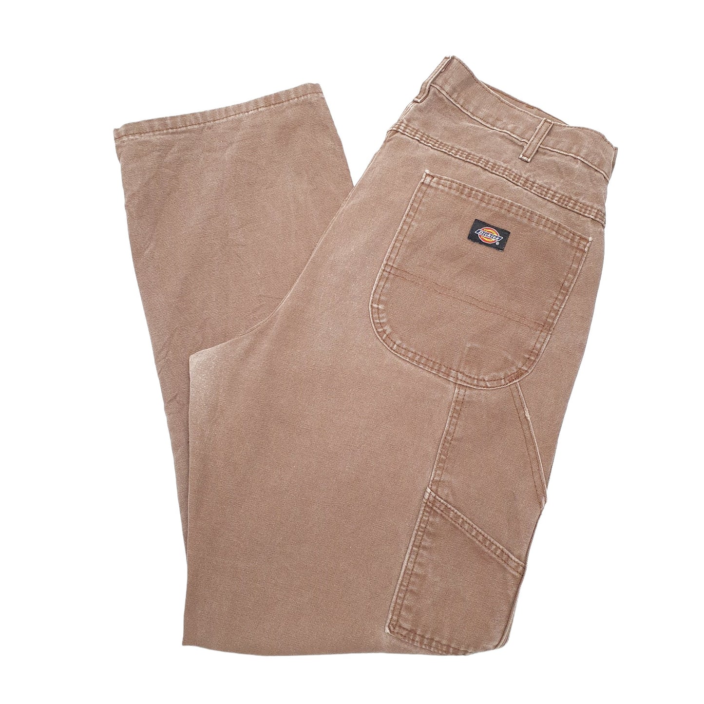 Mens Brown Dickies  Carpenter Trousers
