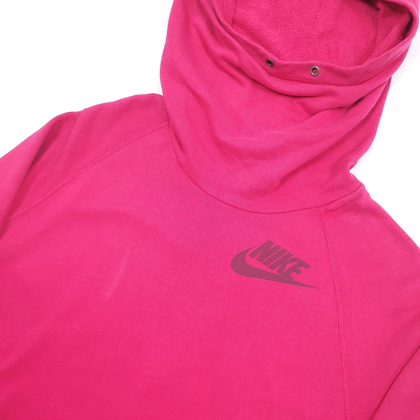 Nike Turtle Neck Hoodie L Pink