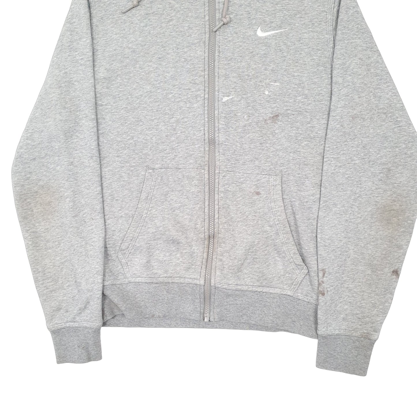 Mens Grey Nike Hoodie Tech Full Zip Jumper