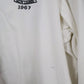 Mens White Ralph Lauren Oxford Skull Crossed Bones Polo Long Sleeve Shirt