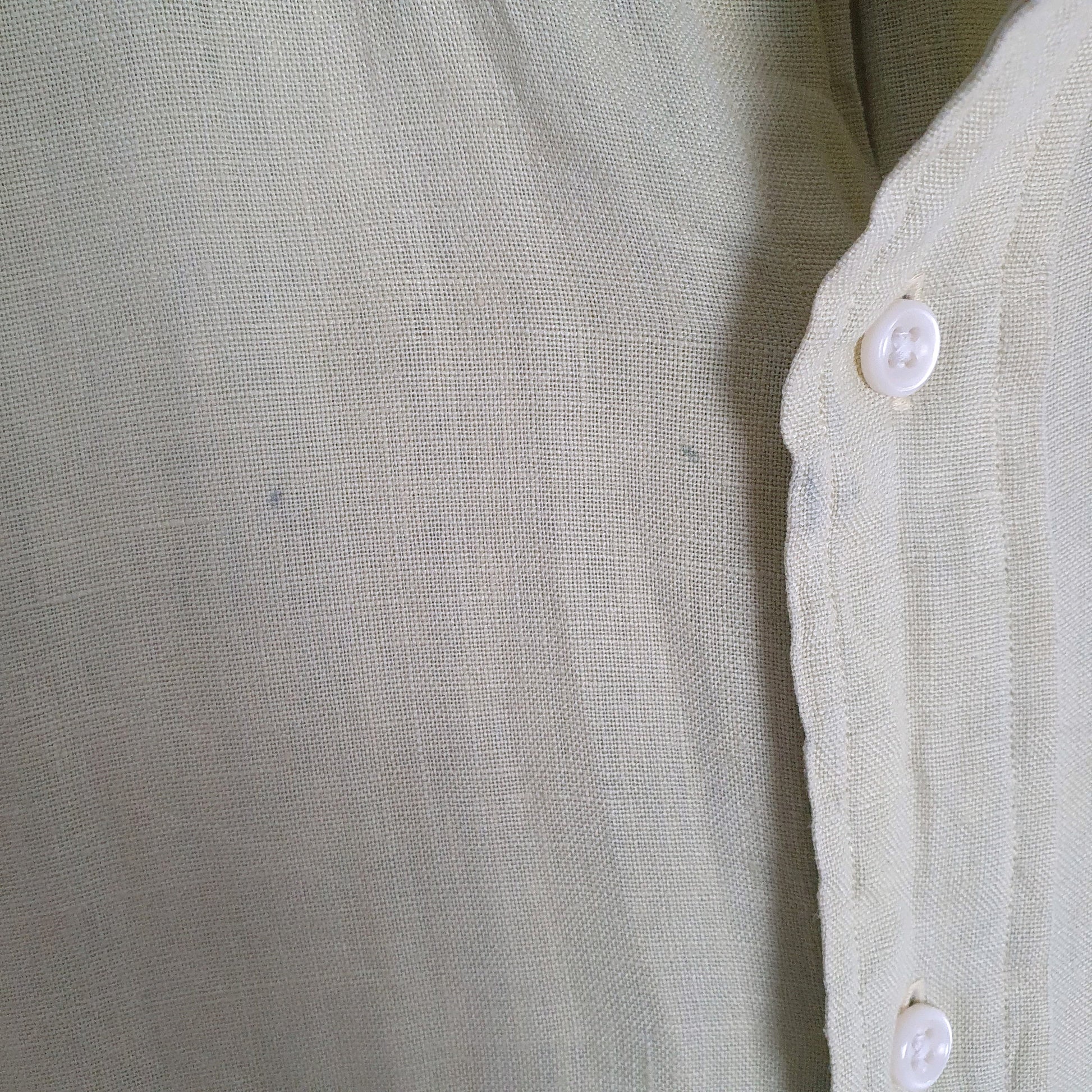 Ralph Lauren Short Sleeve Blake Fit Linen Shirt Yellow