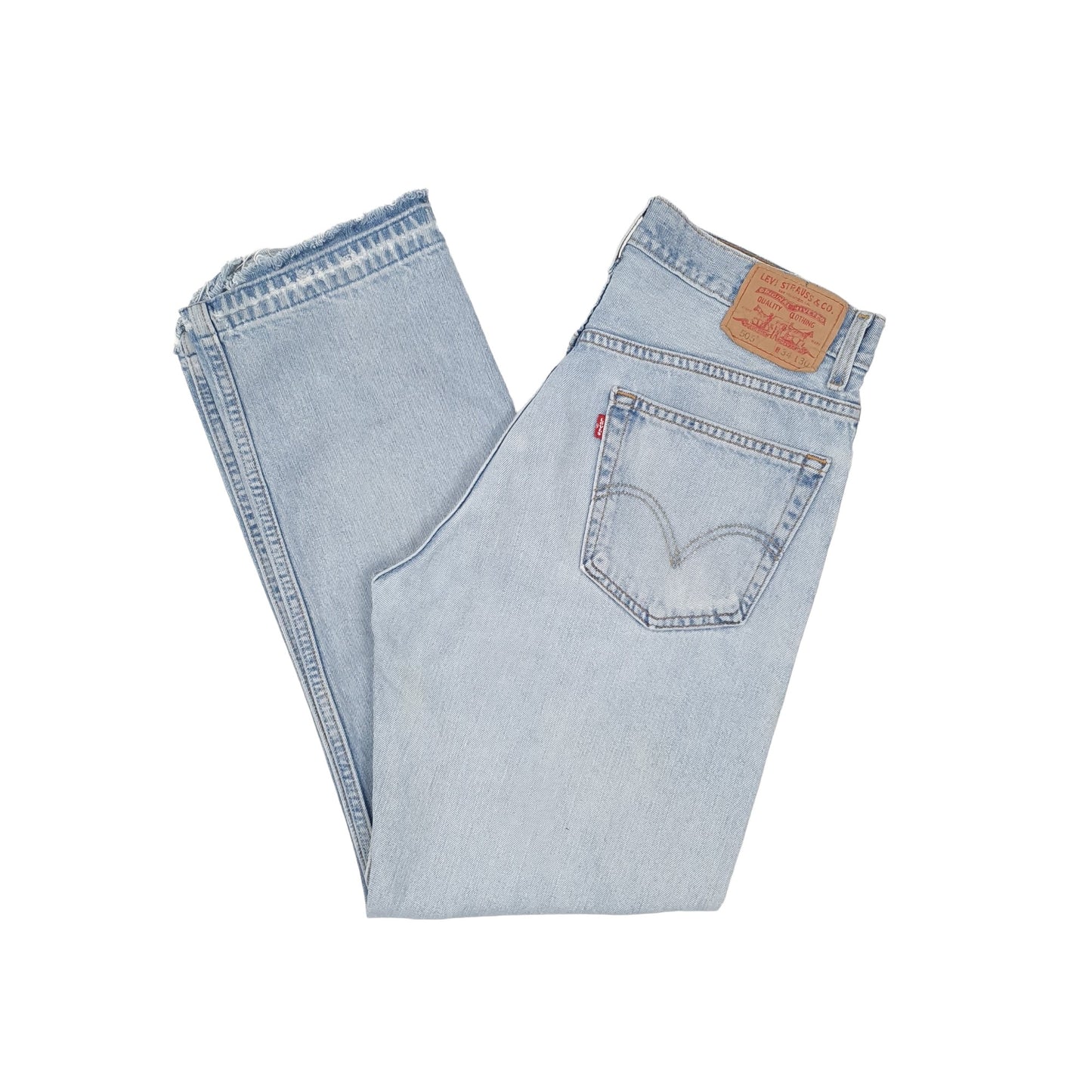 Levis 505 Regular Fit Jeans W34 L30 Blue