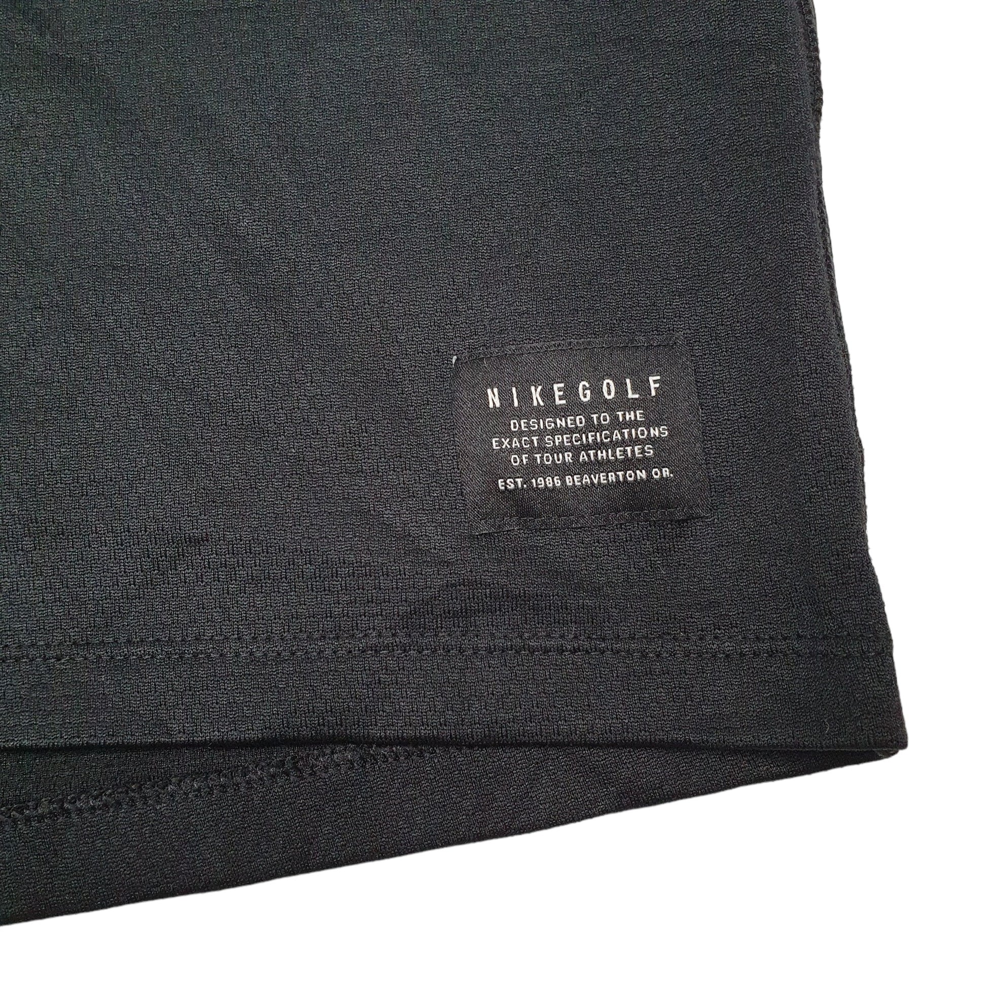 Mens Black Nike Golf Agriculture Case Dri Fit Quarter Zip Jumper