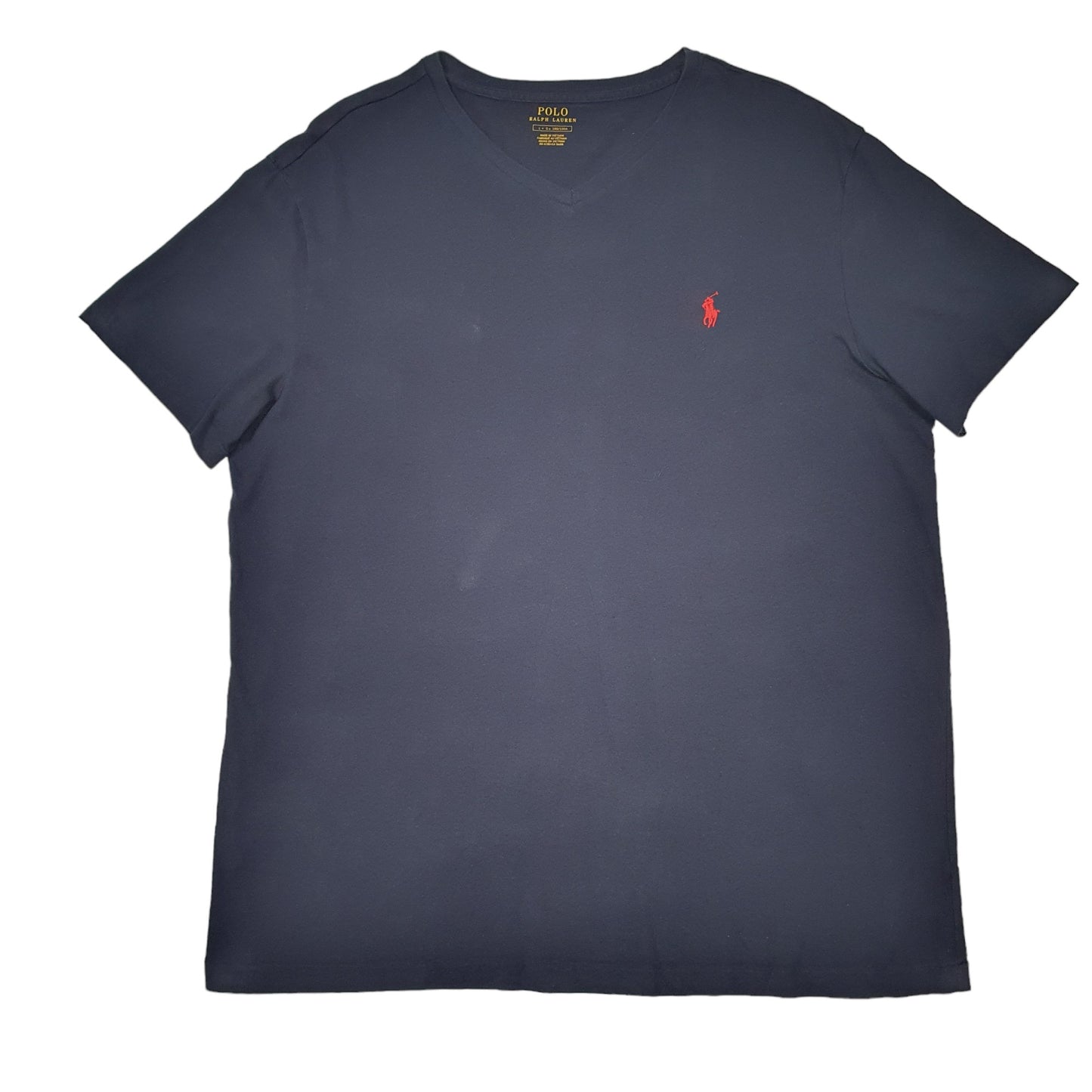 Mens Navy Ralph Lauren Polo V Neck Short Sleeve T Shirt