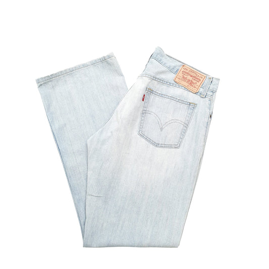 Levis 527 Bootcut Fit Jeans W34 L30 Blue