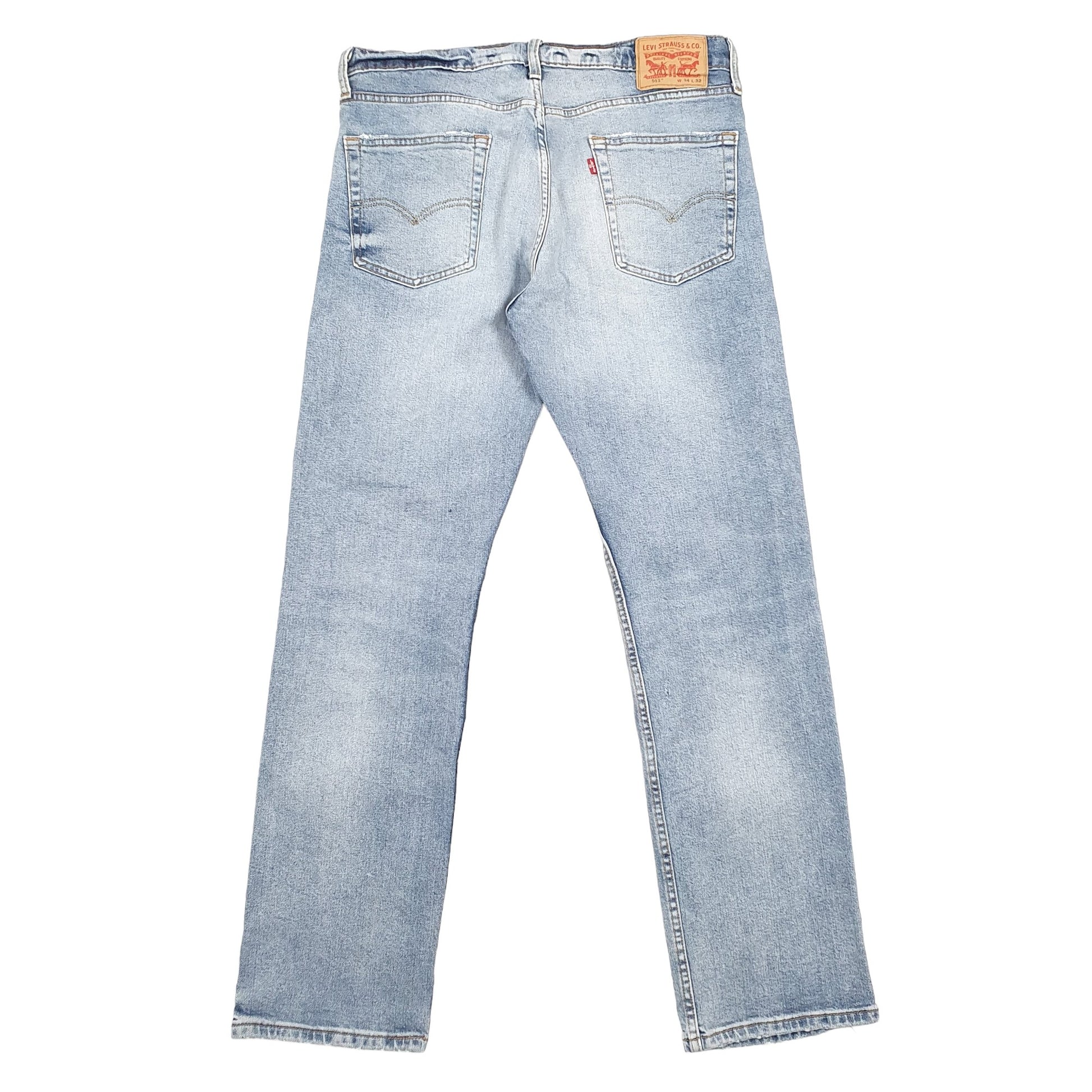 Levis 513 Slim Fit Jeans W34 L31 Blue