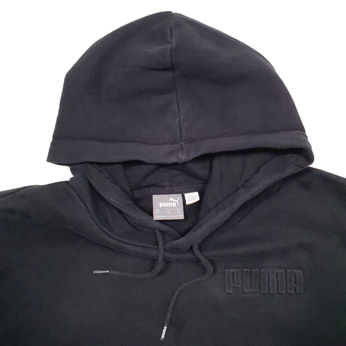 Mens Black Puma  Hoodie Jumper