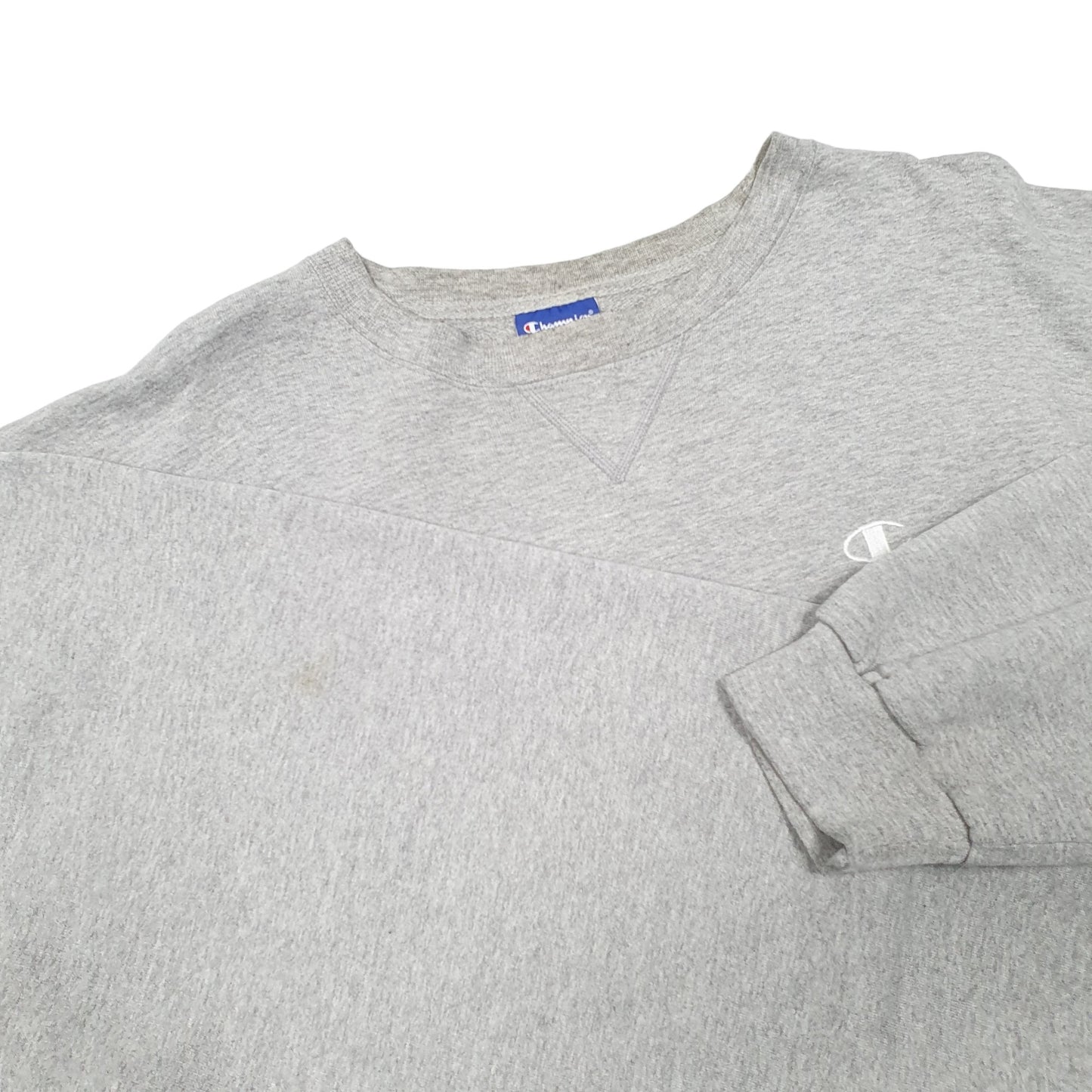 Mens Grey Champion  Crewneck Jumper