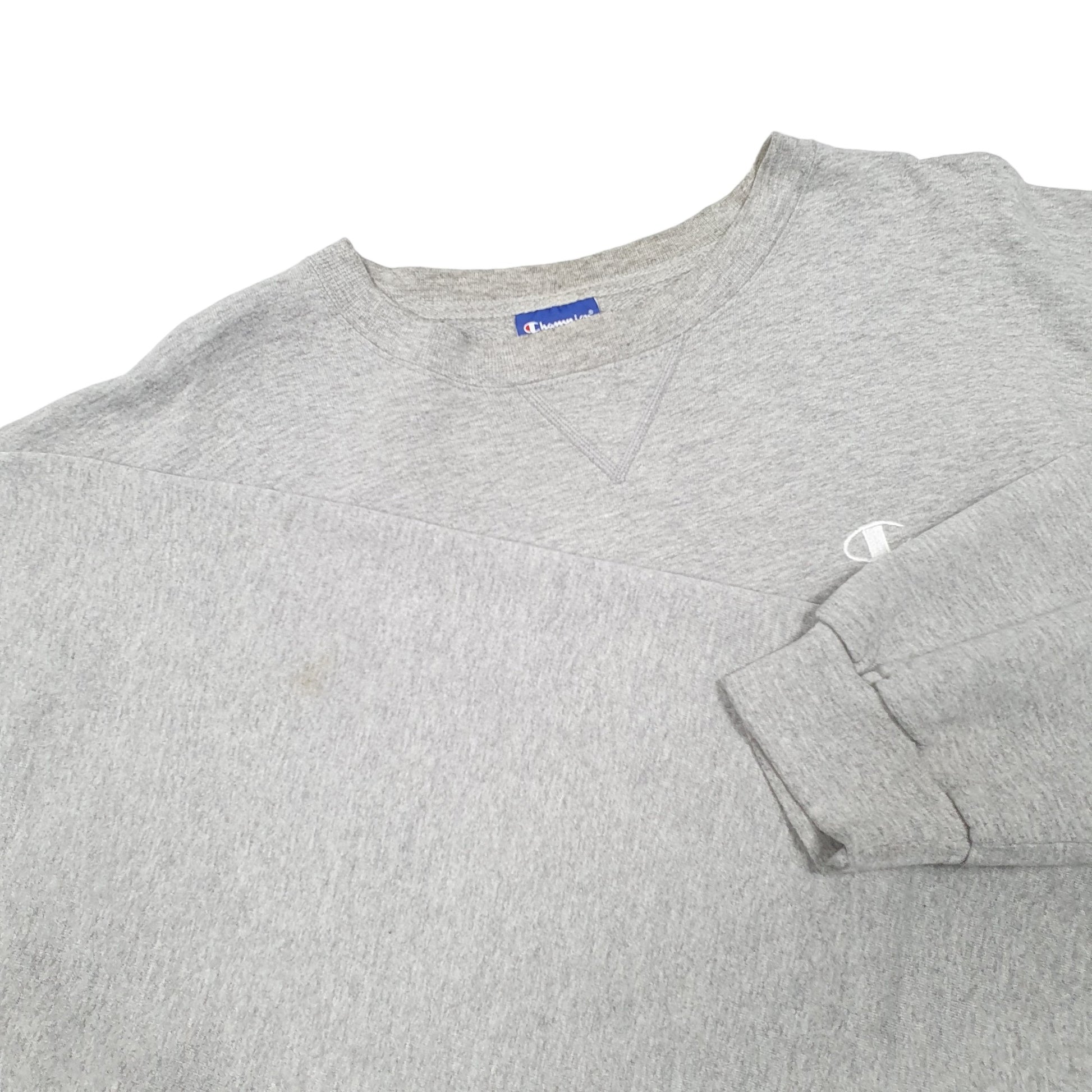 Mens Grey Champion  Crewneck Jumper