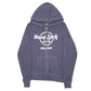Mens Navy Hard Rock Hotel Lightweight Hoodie Full Zip Jumper