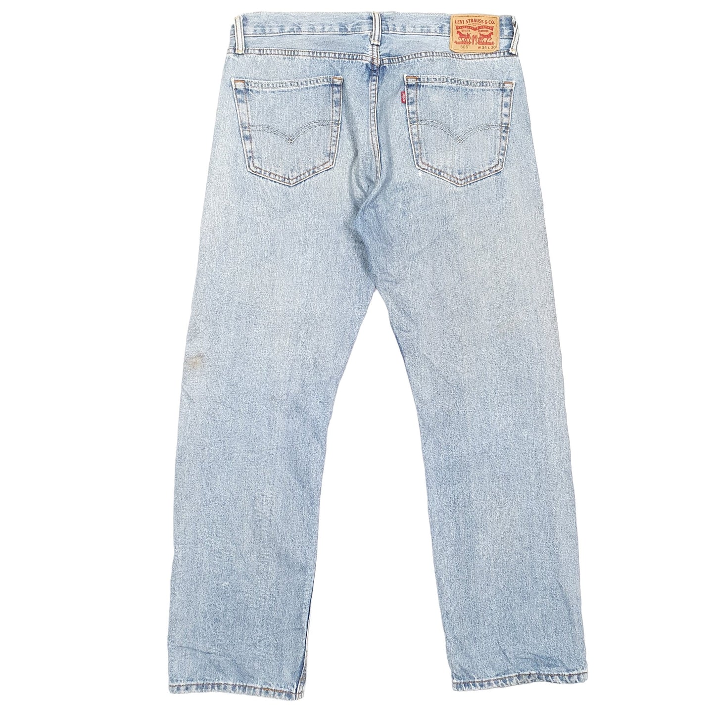 Mens Blue Levis  505 JeansW34 L30