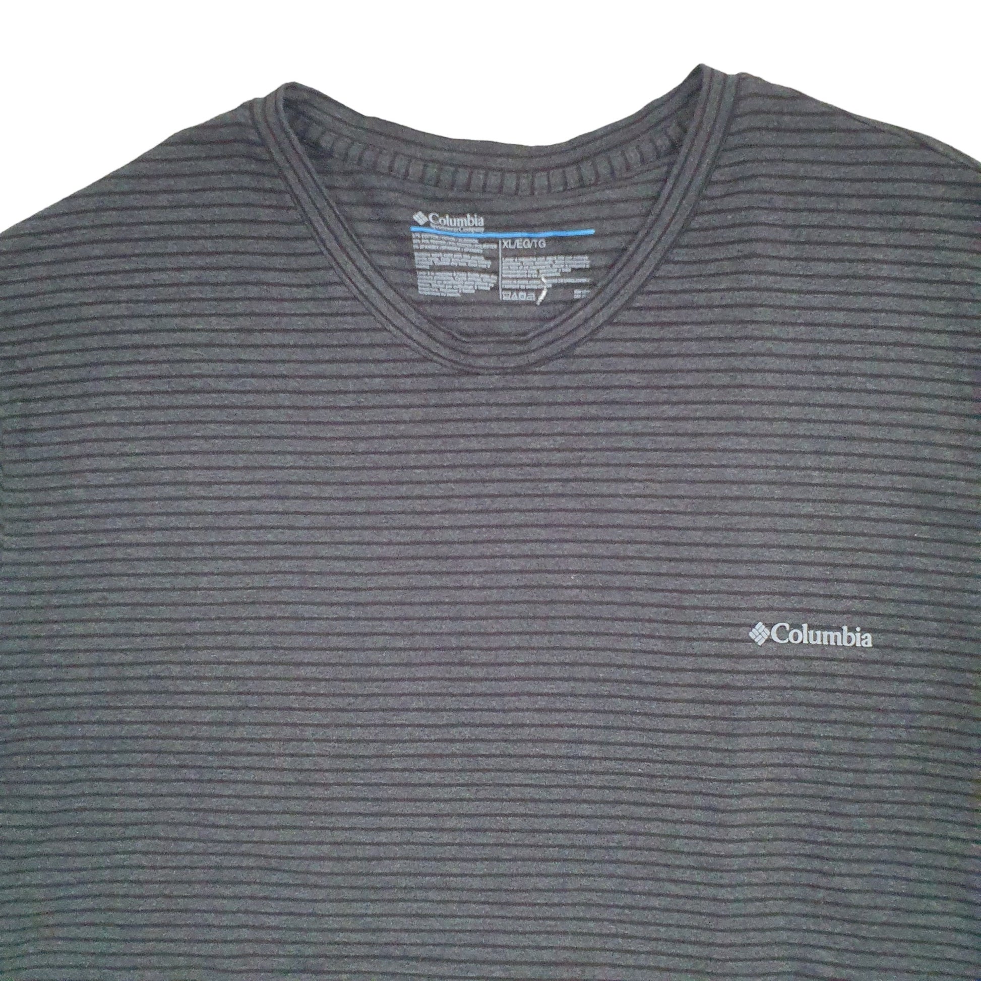 Mens Grey Columbia Sportswear  Short Sleeve T Shirt