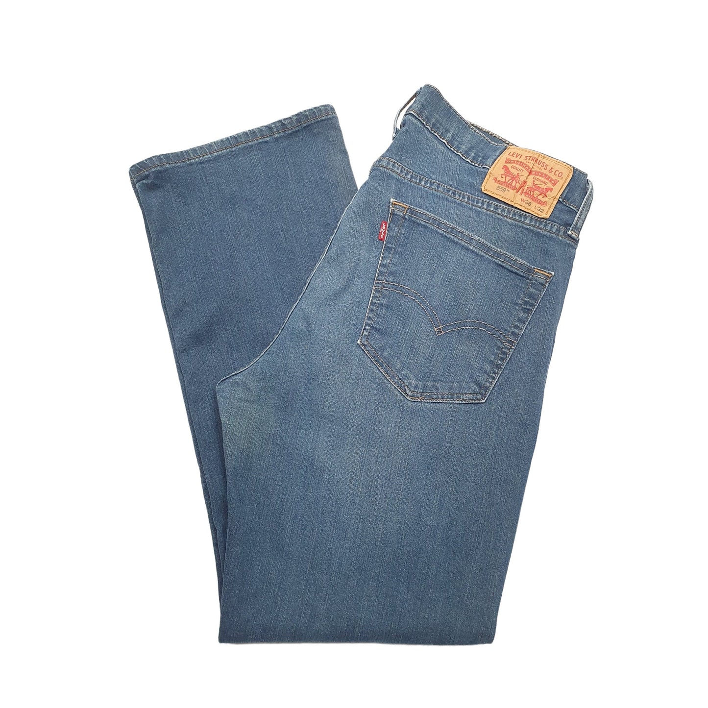 Levis 559 Relaxed Fit Jeans W36 L32 Blue