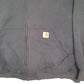 Mens Black Carhartt Sherpa Lined Thermal Hoodie Full Zip Jumper